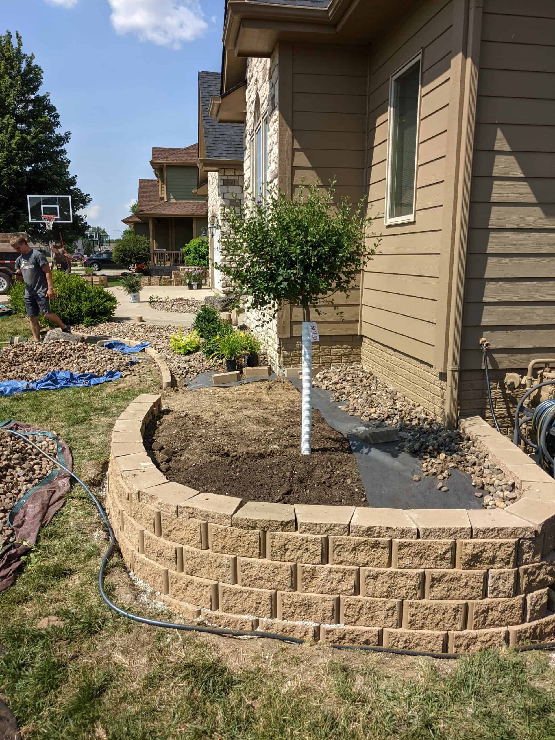 Construction of retaining walls